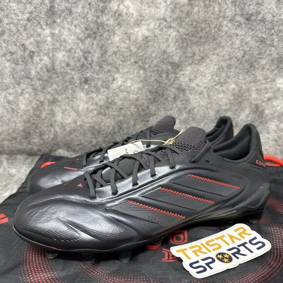 Adidas Copa Pure 3 Elite FG Soccer Cleats Mens Sz 7 Womens Sz 8 Red Black ID9041 - Picture 1 of 13